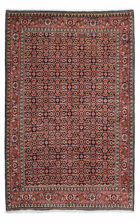Tapis persan - Bidjar - 217 x 141 cm - bleu foncé