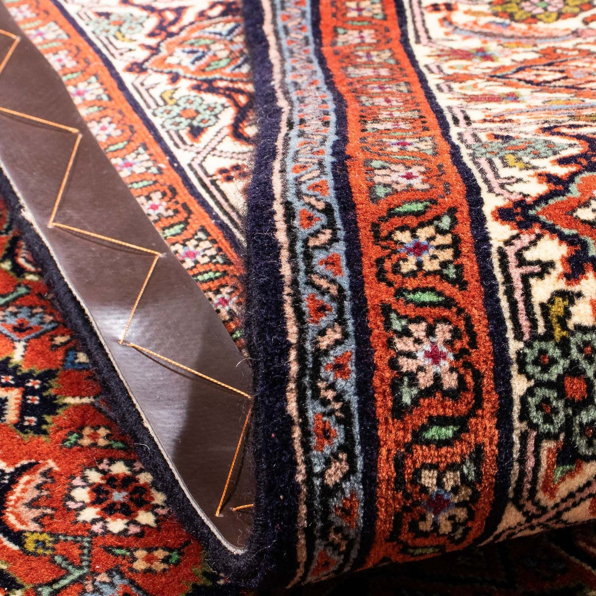 Tapis persan - Bidjar - 245 x 167 cm - marron