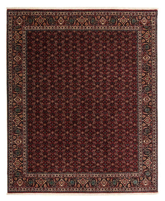 Tapis persan - Bidjar - 252 x 206 cm - rouge foncé