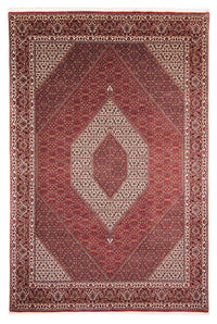 Tapis persan - Bidjar - 357 x 250 cm - rouge clair