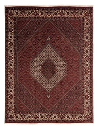 Tapis persan - Bidjar - 259 x 200 cm - rouge foncé