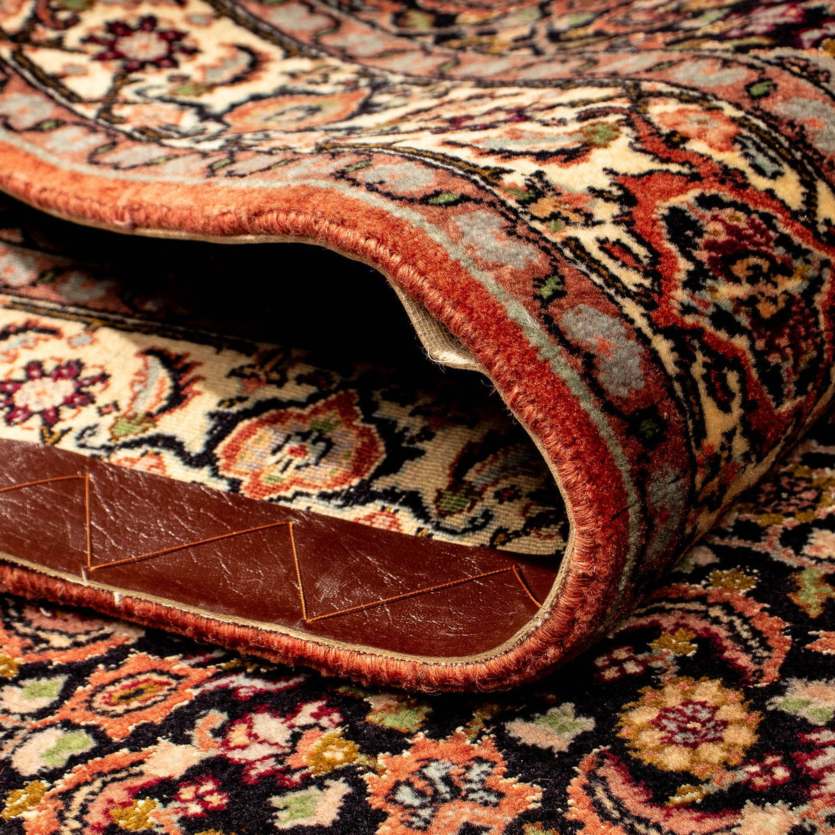 Tapis de couloir Tapis persan - Bidjar - 298 x 82 cm - multicolore