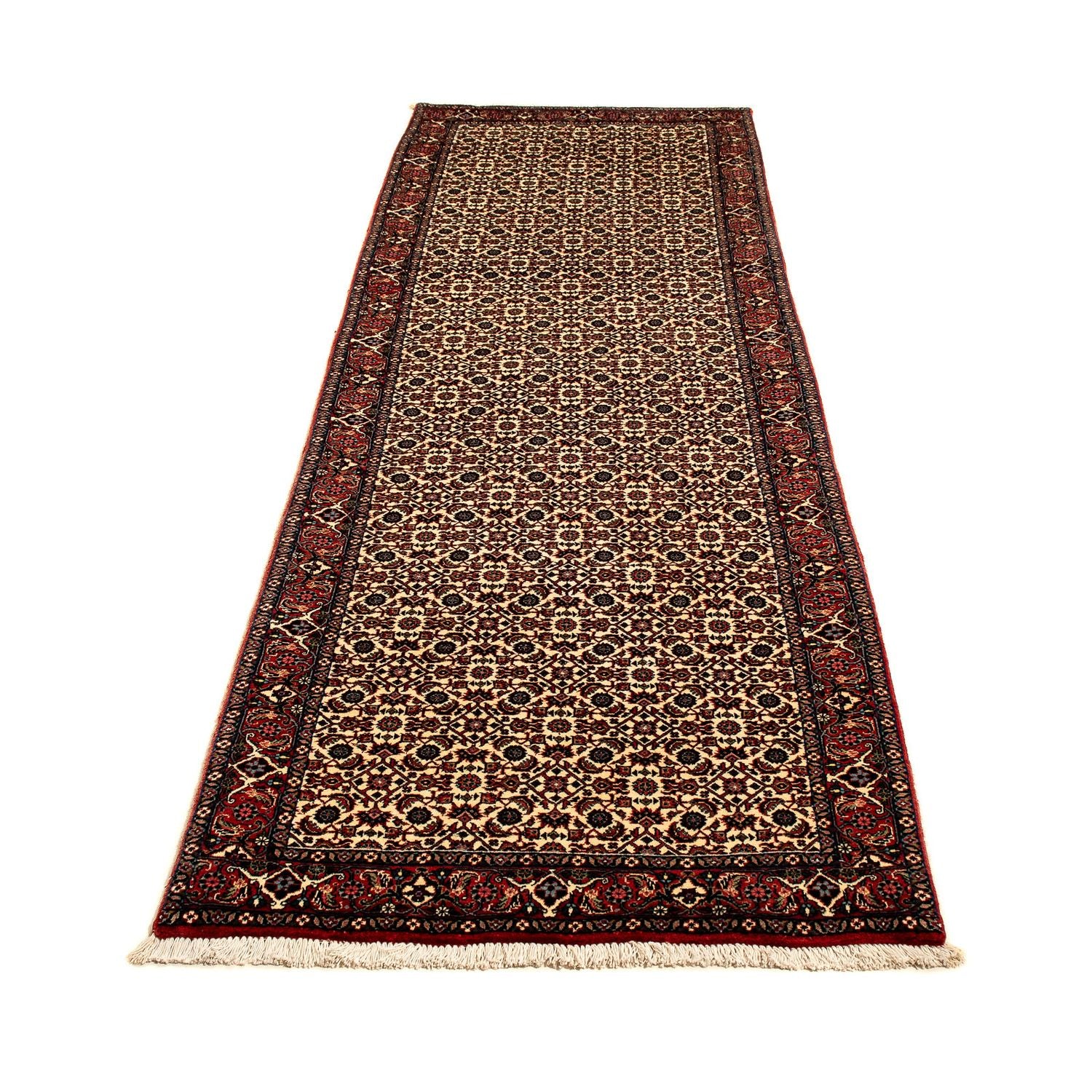 Tapis de couloir Tapis persan - Bidjar - 294 x 82 cm - multicolore