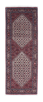 Tapis de couloir Tapis persan - Bidjar - 203 x 73 cm - bleu foncé