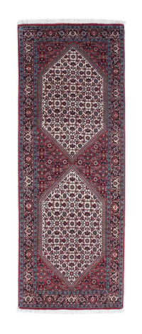Tapis de couloir Tapis persan - Bidjar - 203 x 73 cm - bleu foncé