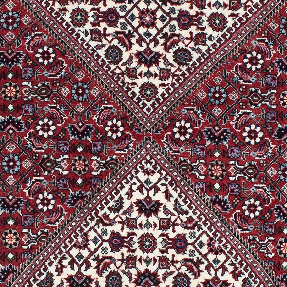 Tapis de couloir Tapis persan - Bidjar - 203 x 73 cm - bleu foncé