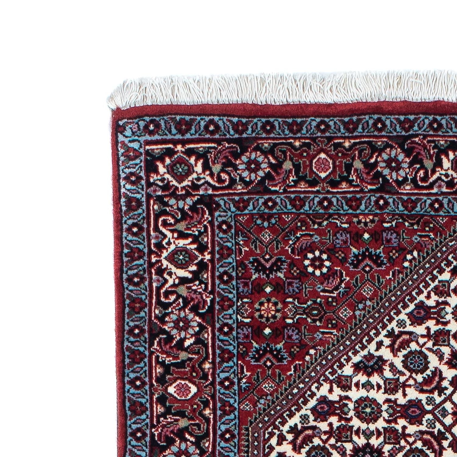 Tapis de couloir Tapis persan - Bidjar - 203 x 73 cm - bleu foncé