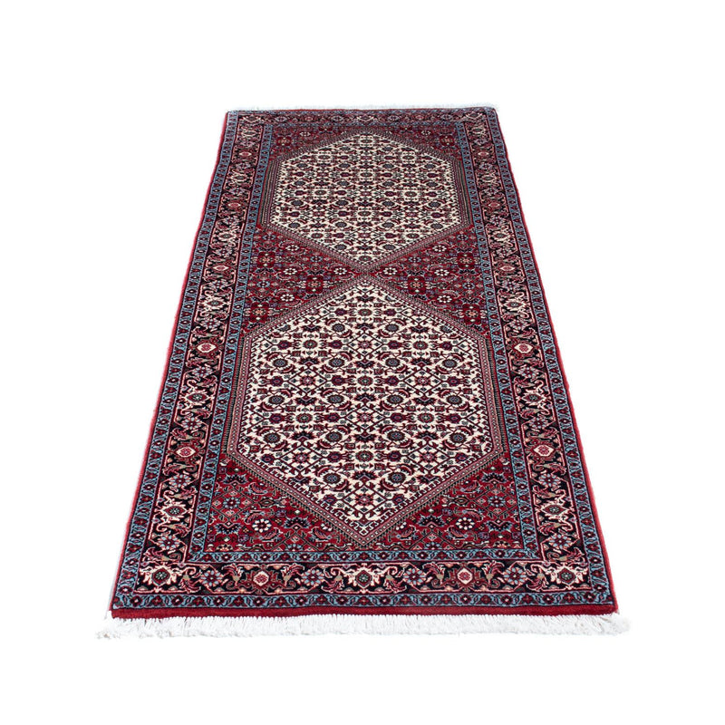 Tapis de couloir Tapis persan - Bidjar - 203 x 73 cm - bleu foncé