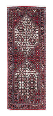 Tapis de couloir Tapis persan - Bidjar - 199 x 73 cm - rouge foncé
