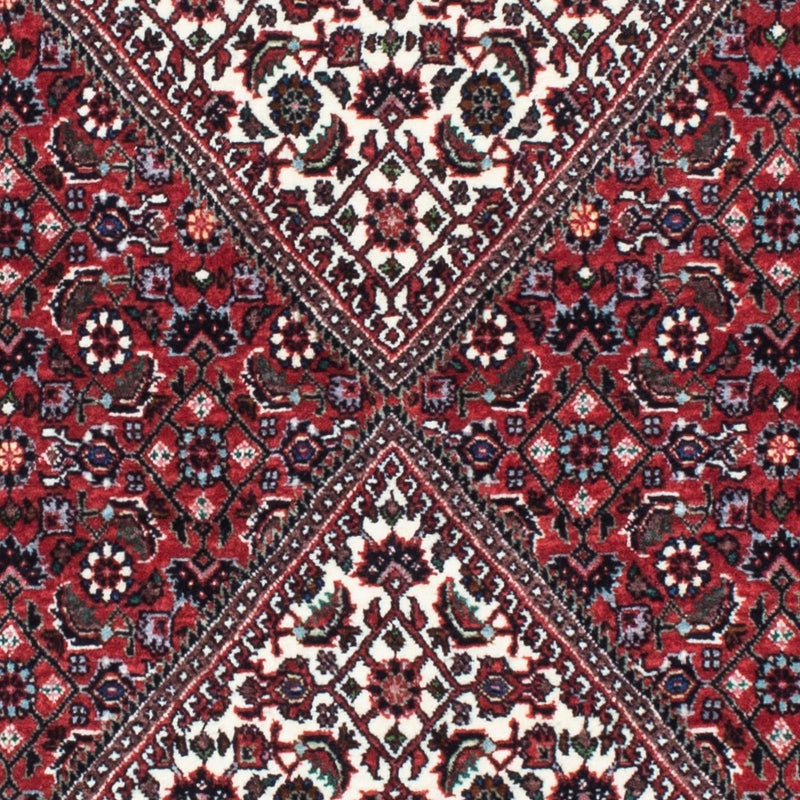 Tapis de couloir Tapis persan - Bidjar - 199 x 73 cm - rouge foncé