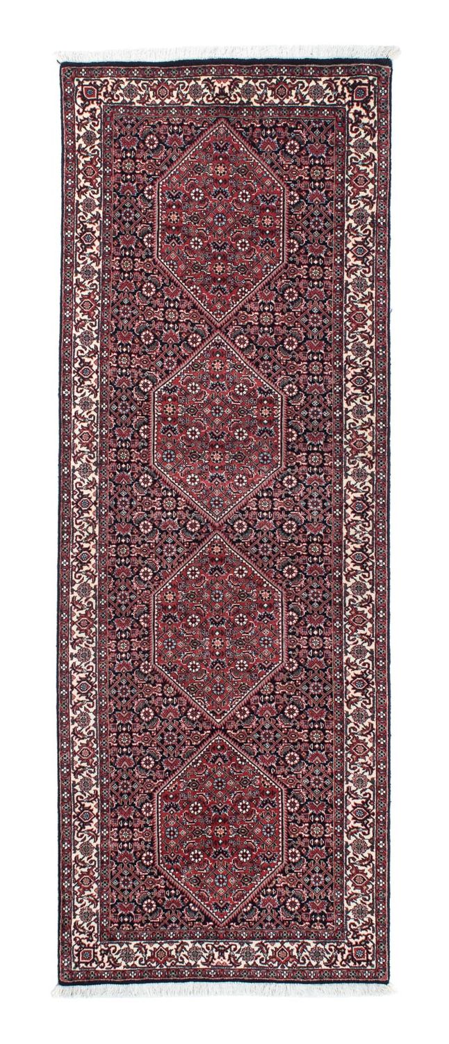 Tapis de couloir Tapis persan - Bidjar - 200 x 70 cm - bleu foncé
