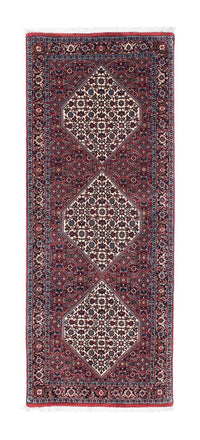 Tapis de couloir Tapis persan - Bidjar - 198 x 75 cm - rouge