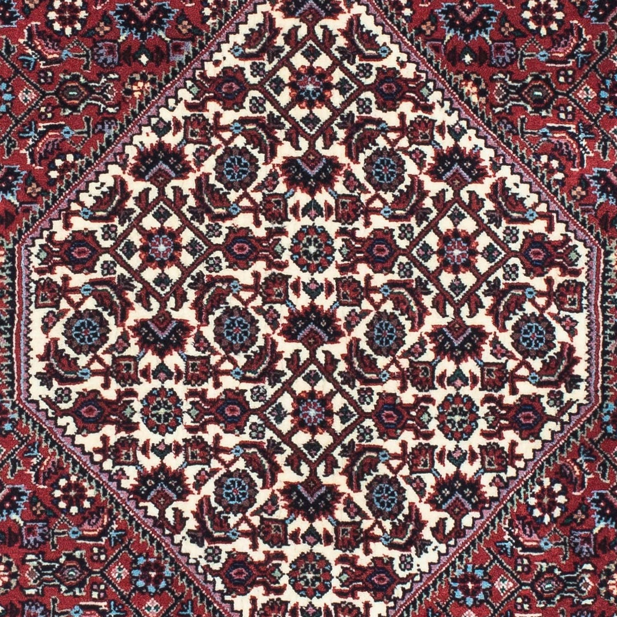 Tapis de couloir Tapis persan - Bidjar - 198 x 75 cm - rouge