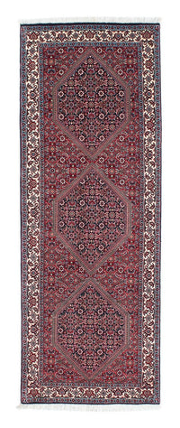 Tapis de couloir Tapis persan - Bidjar - 205 x 72 cm - bleu foncé