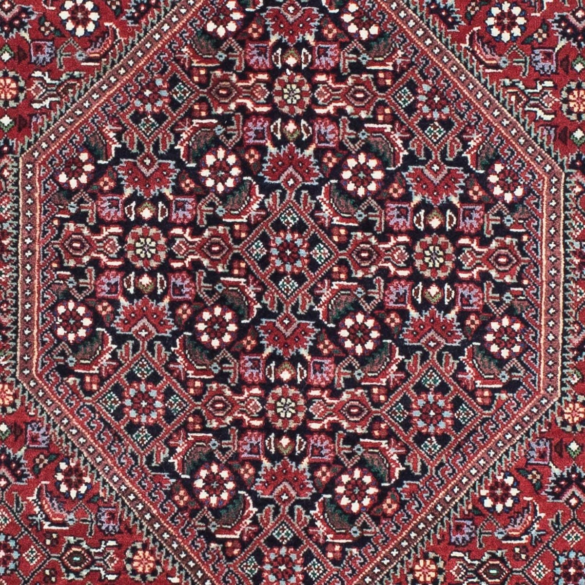 Tapis de couloir Tapis persan - Bidjar - 205 x 72 cm - bleu foncé