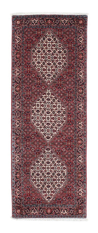 Tapis de couloir Tapis persan - Bidjar - 197 x 74 cm - rouge