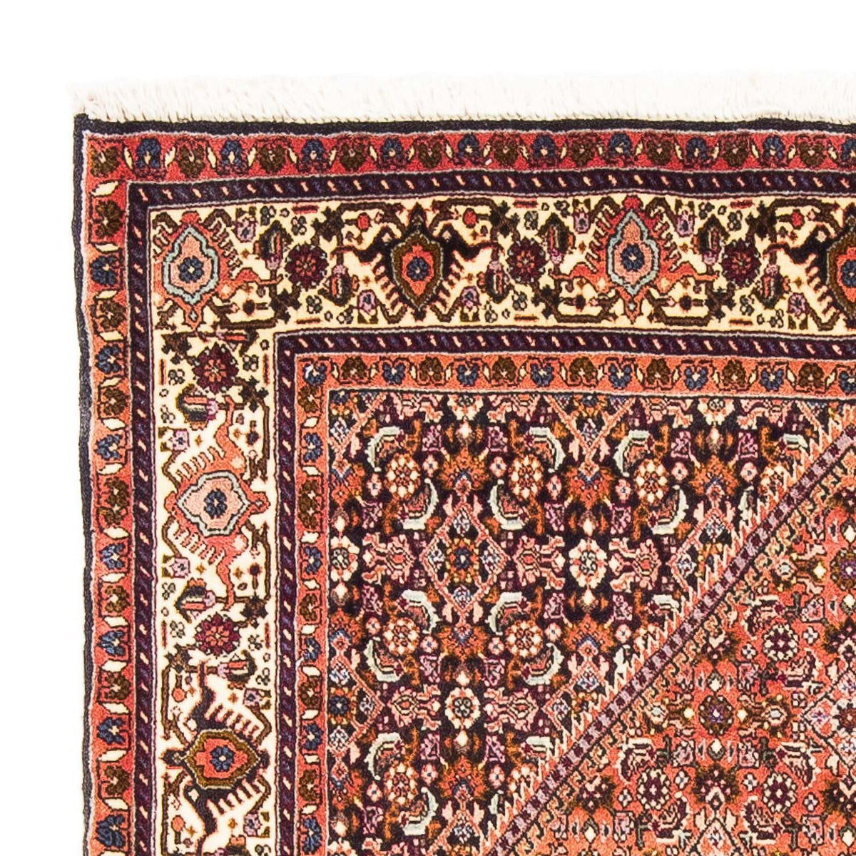 Tapis persan - Bidjar - 179 x 113 cm - rouge clair