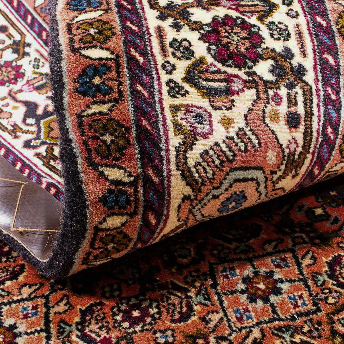 Tapis persan - Bidjar - 179 x 113 cm - rouge clair