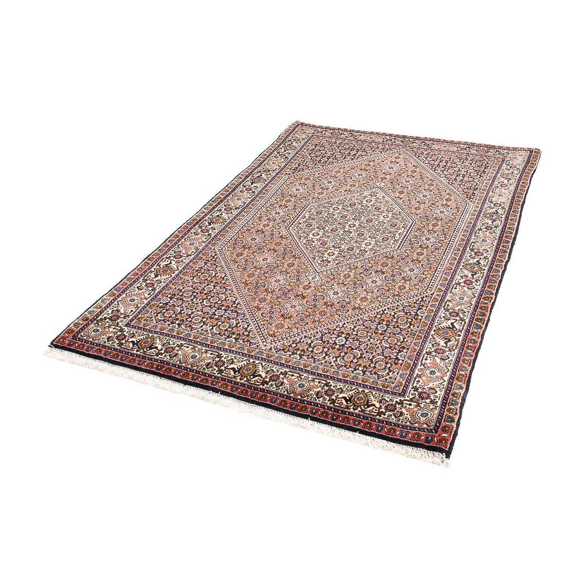 Tapis persan - Bidjar - 179 x 113 cm - rouge clair