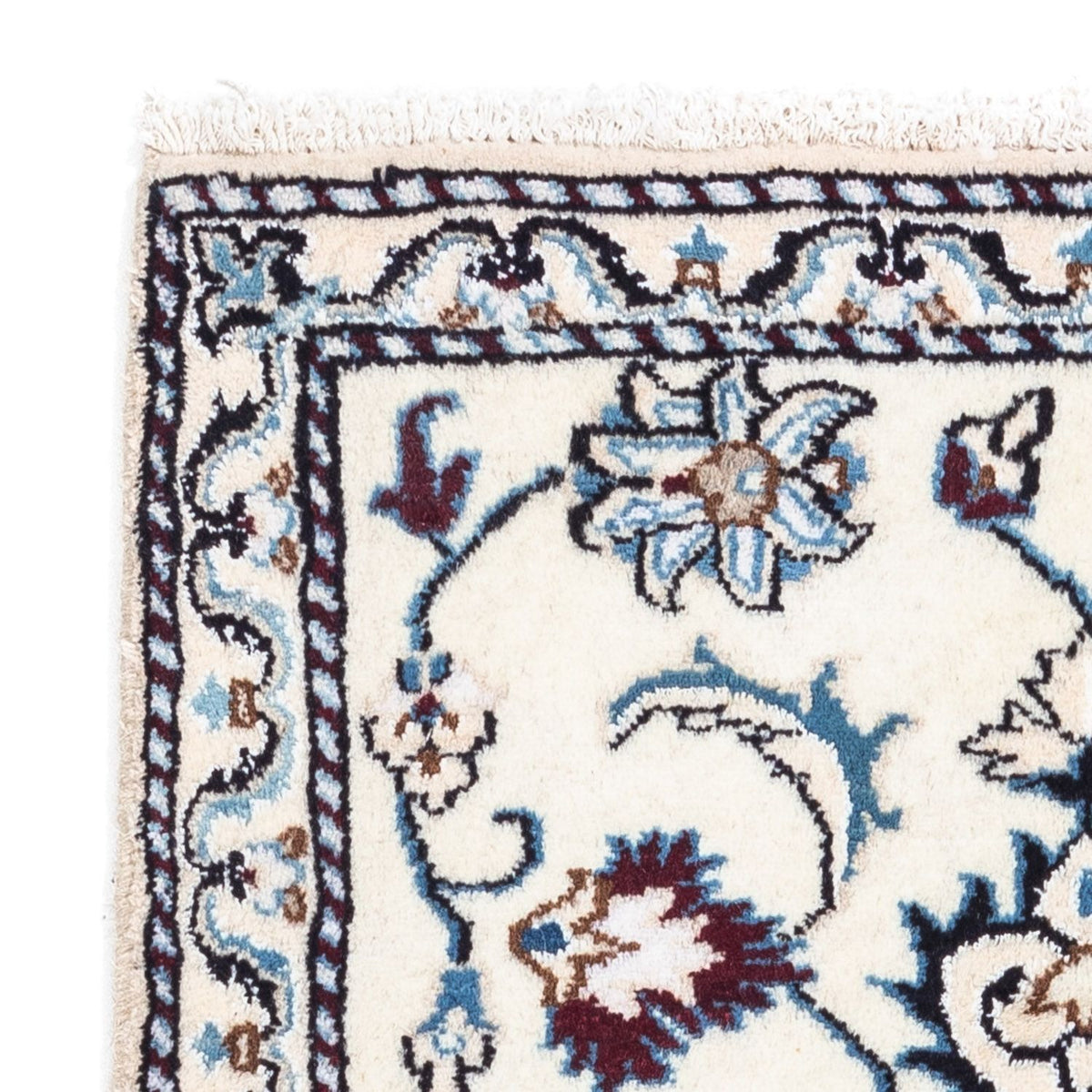 Tapis persan - Nain - 137 x 66 cm - beige