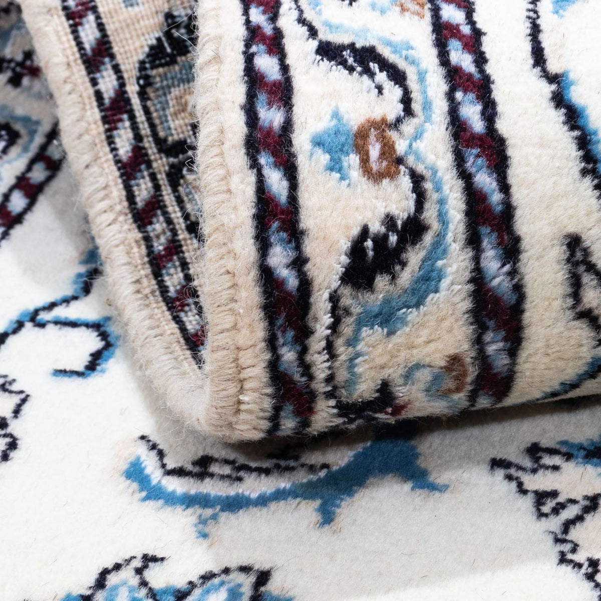 Tapis persan - Nain - 137 x 66 cm - beige