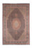 Tapis persan - Tabriz - 305 x 198 cm - bleu foncé