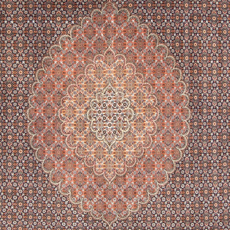 Tapis persan - Tabriz - 305 x 198 cm - bleu foncé
