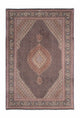 Tapis persan - Tabriz - 302 x 202 cm - bleu foncé