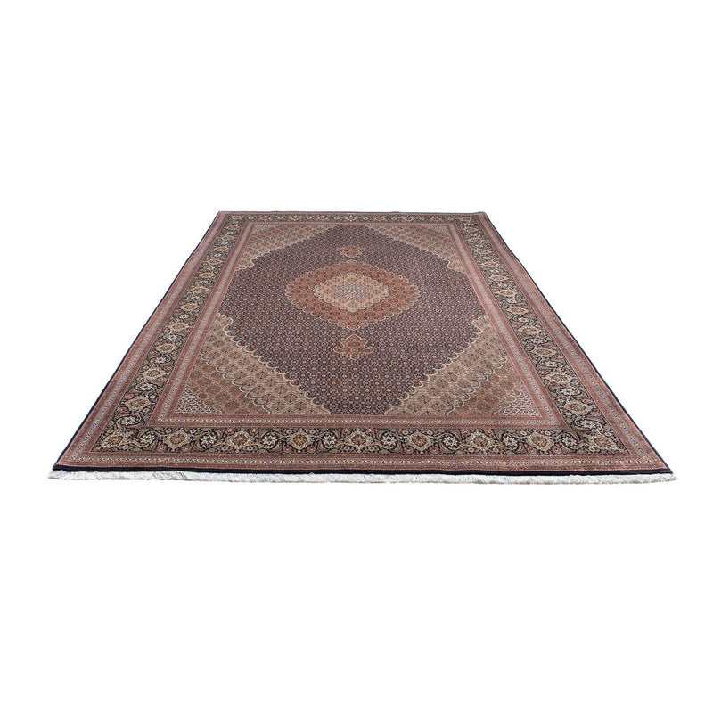 Tapis persan - Tabriz - 302 x 202 cm - bleu foncé