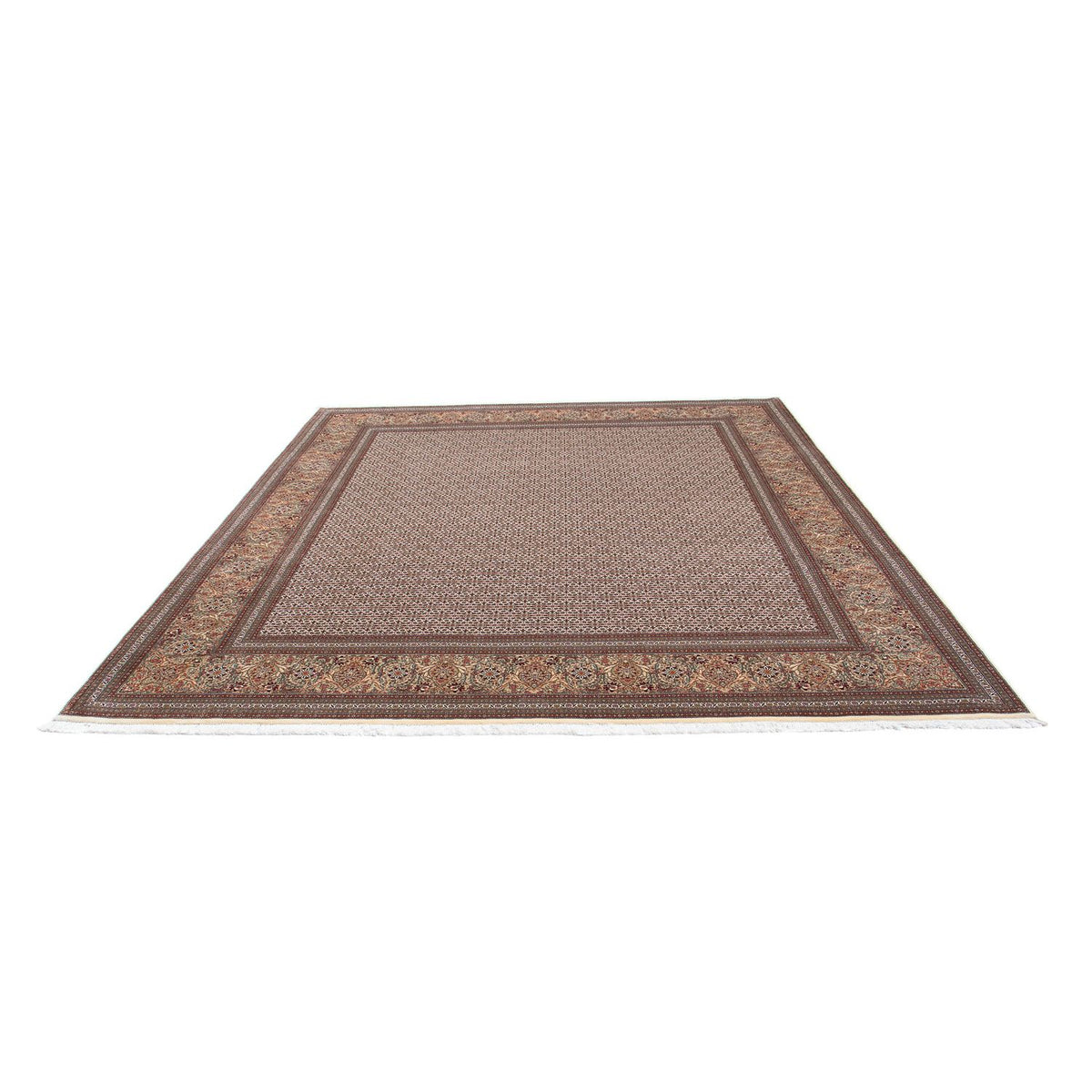 Tapis persan - Tabriz - 295 x 254 cm - marron foncé