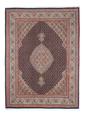 Tapis persan - Tabriz - 210 x 155 cm - marron foncé