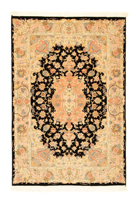 Tapis persan - Tabriz - Royal - 150 x 100 cm - bleu foncé