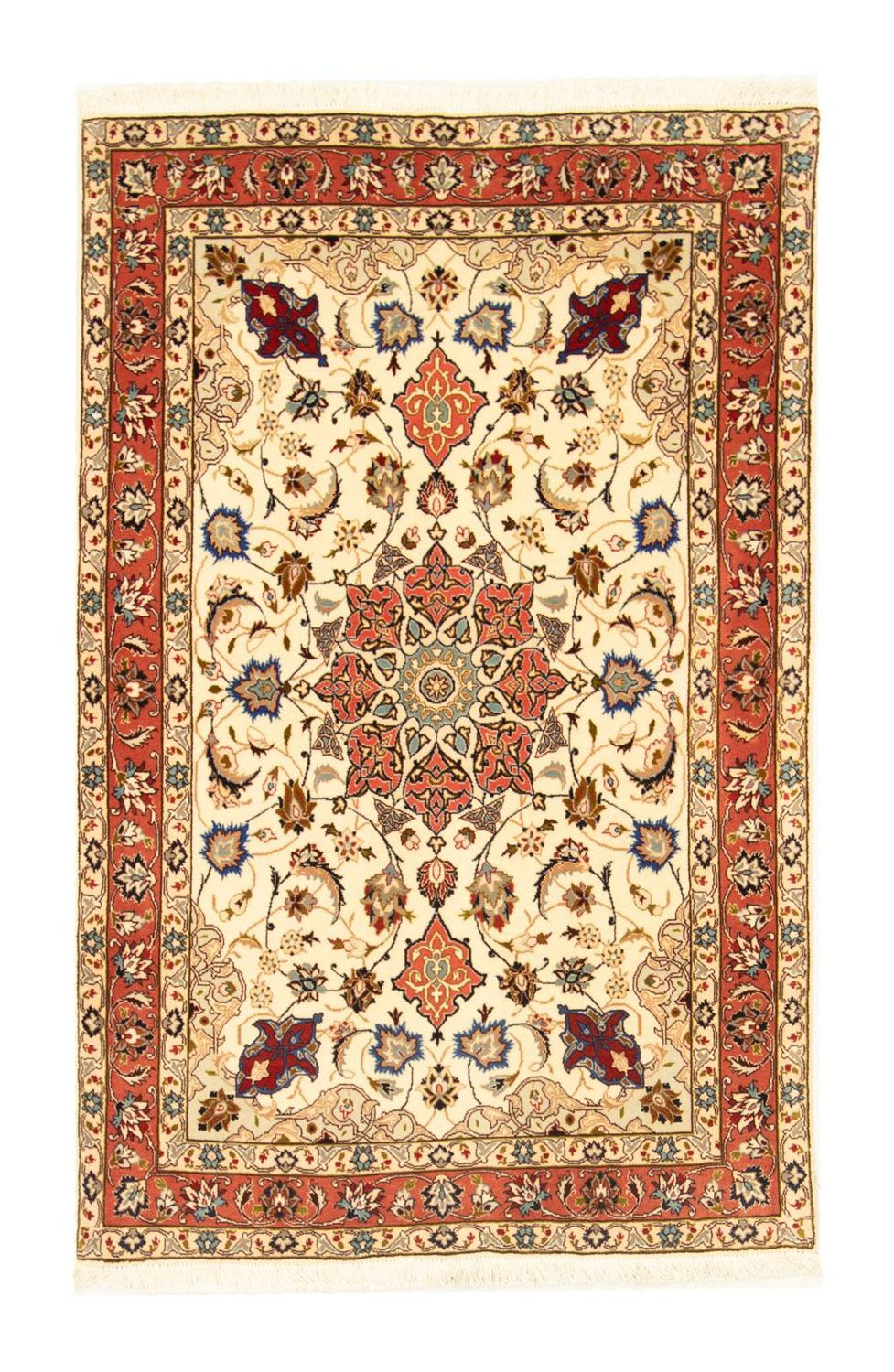 Tapis persan - Tabriz - Royal - 148 x 97 cm - beige