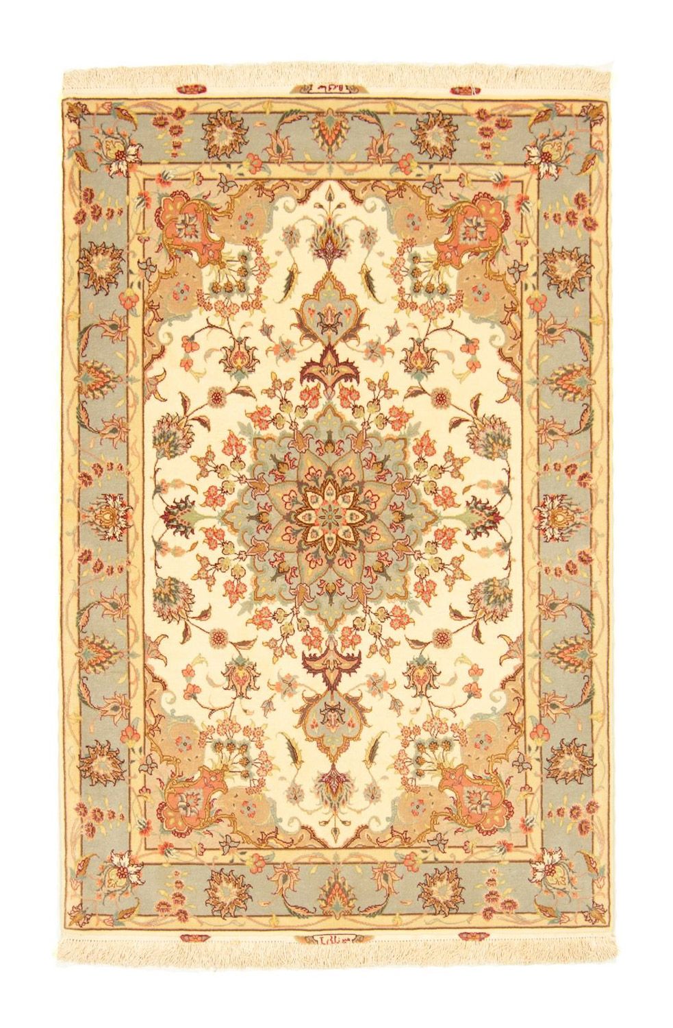 Tapis persan - Tabriz - Royal - 154 x 100 cm - beige