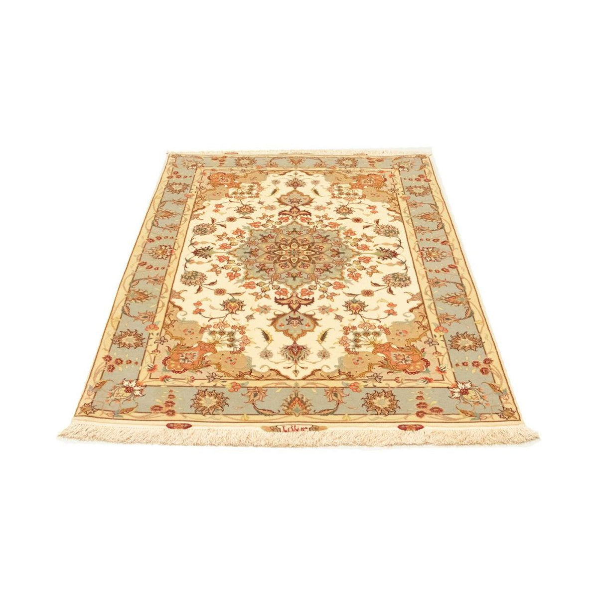 Tapis persan - Tabriz - Royal - 154 x 100 cm - beige