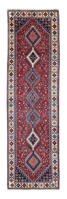 Tapis de couloir Tapis persan - Bidjar - 293 x 82 cm - rouge foncé