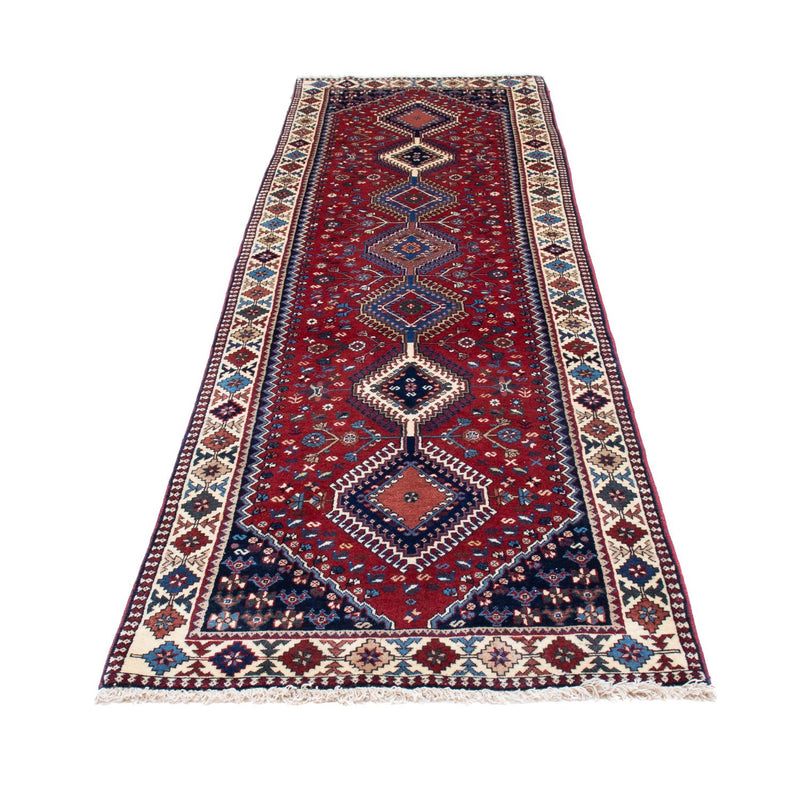 Tapis de couloir Tapis persan - Bidjar - 293 x 82 cm - rouge foncé