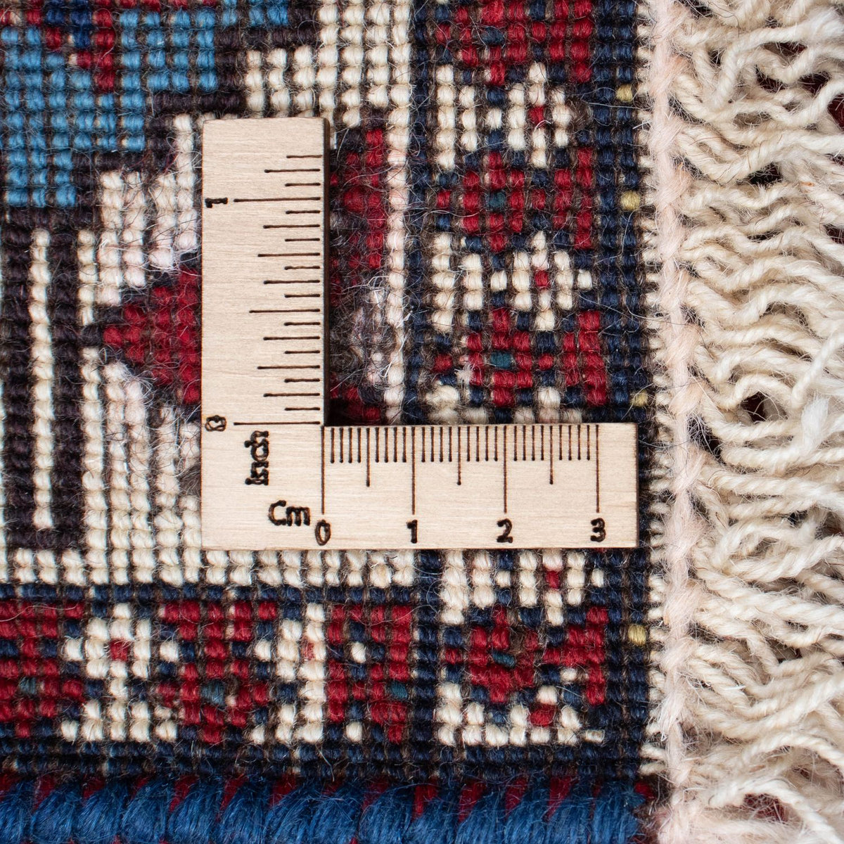 Tapis de couloir Tapis persan - Bidjar - 293 x 82 cm - rouge foncé