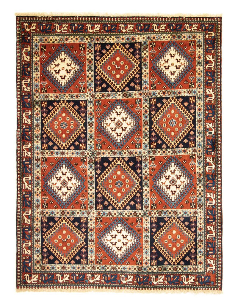 Tapis persan - Nomadic - 197 x 145 cm - multicolore