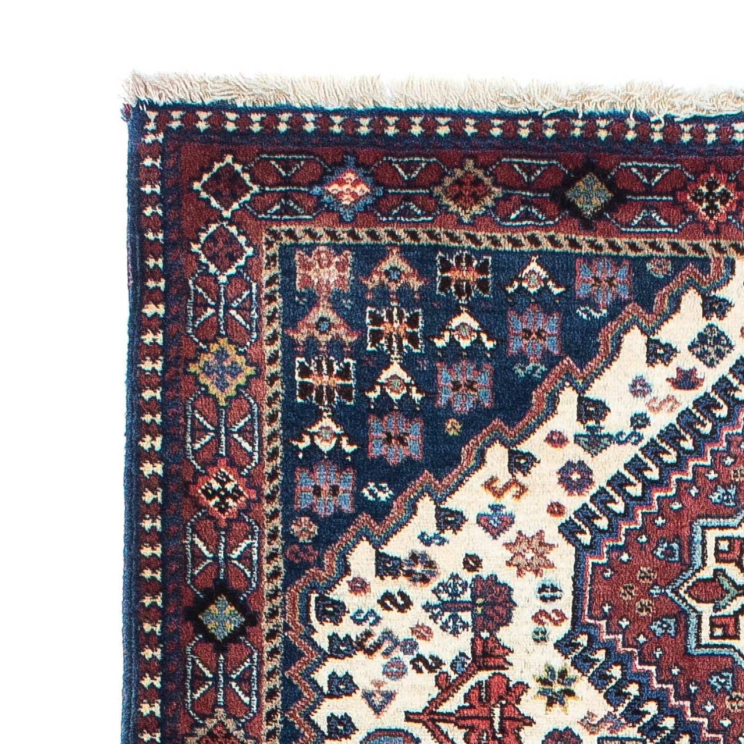 Tapis de couloir Tapis persan - Nomadic - 202 x 85 cm - beige