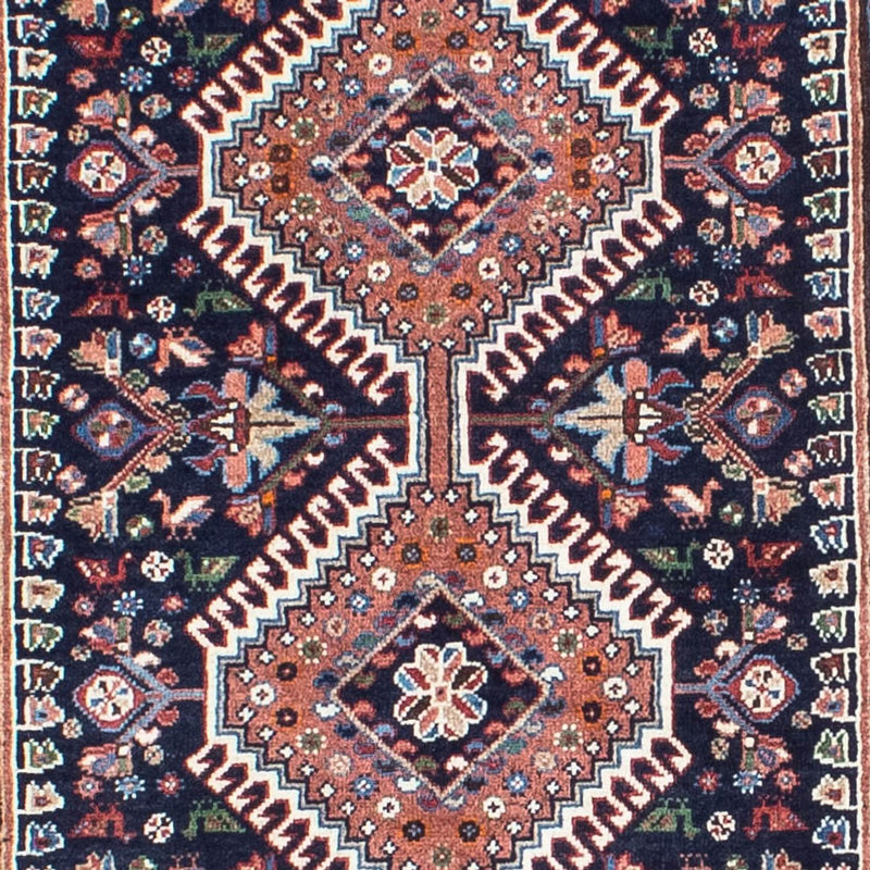Tapis de couloir Tapis persan - Bidjar - 288 x 80 cm - bleu foncé