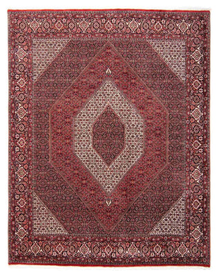 Tapis persan - Bidjar - 304 x 250 cm - rouge foncé