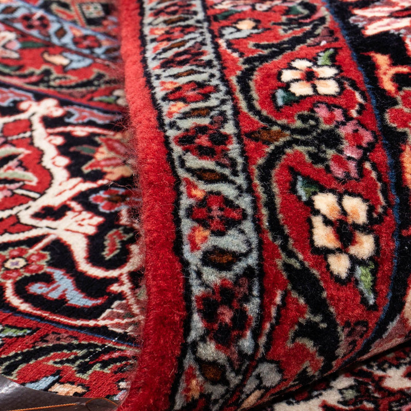Tapis persan - Bidjar - 304 x 250 cm - rouge foncé
