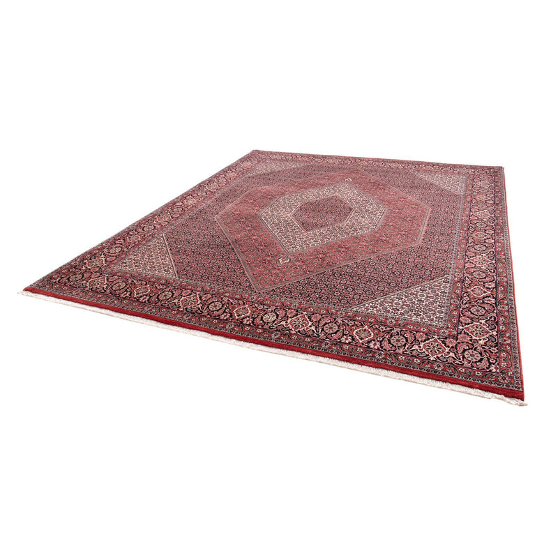 Tapis persan - Bidjar - 304 x 250 cm - rouge foncé