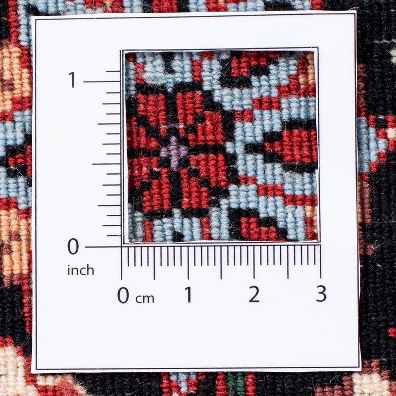 Tapis persan - Bidjar - 304 x 250 cm - rouge foncé