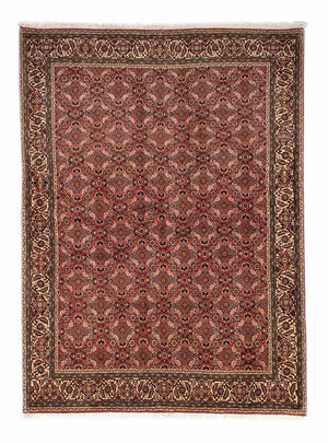 Tapis persan - Bidjar - 244 x 172 cm - rouge foncé