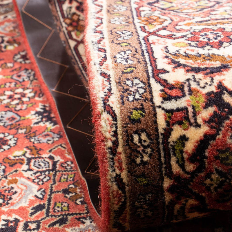 Tapis persan - Bidjar - 244 x 172 cm - rouge foncé