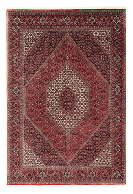 Tapis persan - Bidjar - 245 x 167 cm - rouge foncé