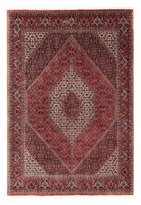 Tapis persan - Bidjar - 245 x 167 cm - rouge foncé