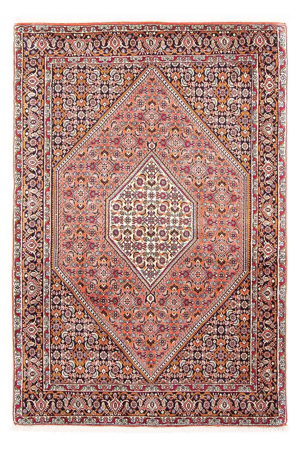 Tapis persan - Bidjar - 170 x 112 cm - rouge clair